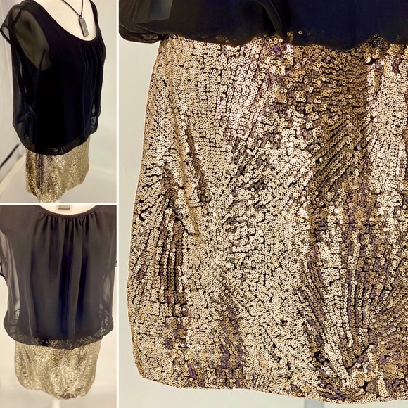 Love Reign Dresses & Skirts - LOVE REIGN-Size M-Chiffon and Sparkle Mini Dress